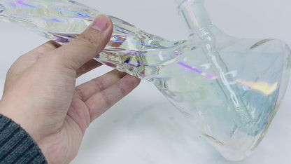 12" Heavy Twisting Beaker Bong with Ice Pinch