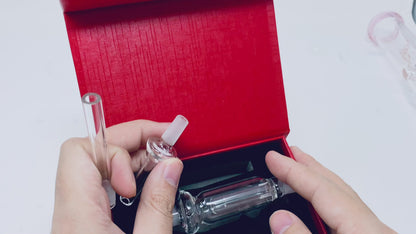 10mm Micro Glass Dab Collector Kit – Titanium & Glass Tips