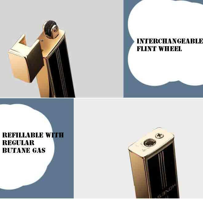 Honest slim butane lighter assorted design