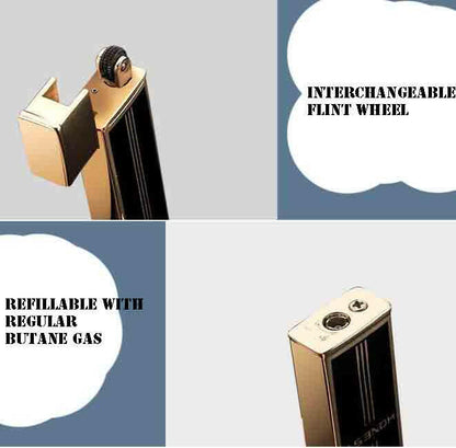 Honest slim butane lighter assorted design