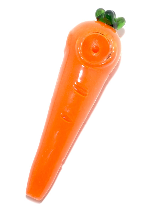 4.5" Carrot Glass Spoon Hand PIpe