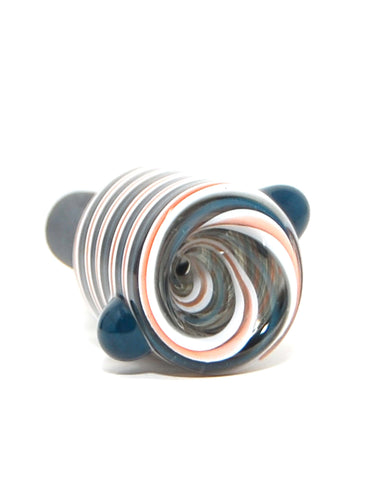 2.5“ Fancy Glass Spiral Color Bowl