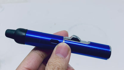 Click N Vape Butane Herbal Pipe – Blue or Silver