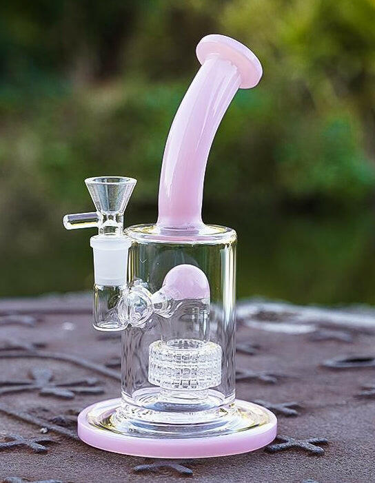 9" Matric Percualter Glass Water Pipe - Simple Glass Pipe