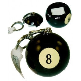 8 Ball Keychain Stash Safe