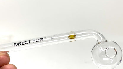 4" Sweet Puff Smile Face Glass Oil Burner Pipe