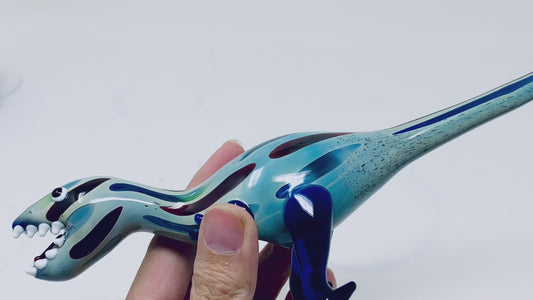 8" Dinosaurs Animal Glass Hand Pipe