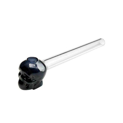 4" Oil Burner pipe Skull Head pipes with Bulk Discounts - Simple Glass Pipe