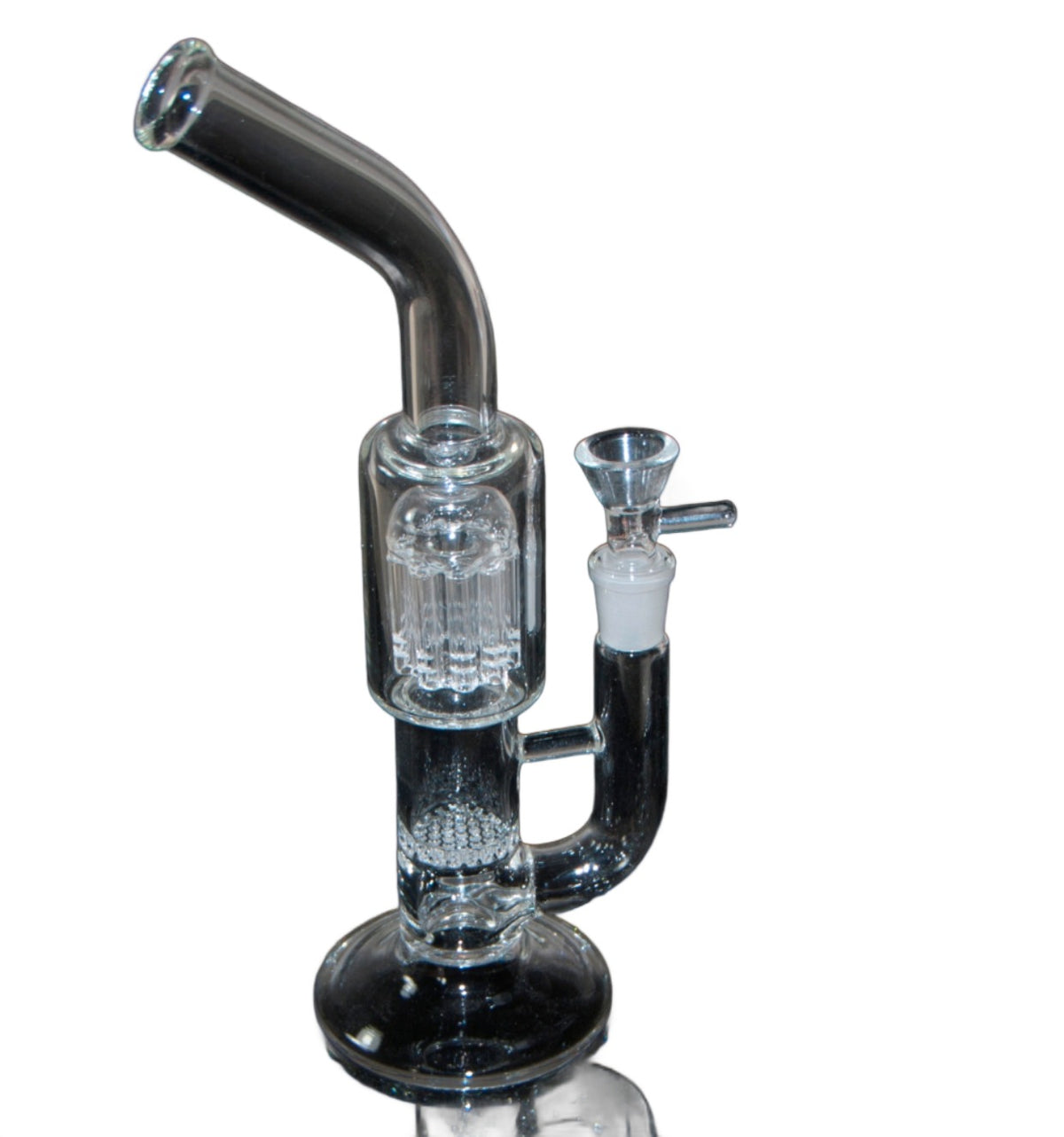 10" 10 Arms Percolator Glass Water Pipe
