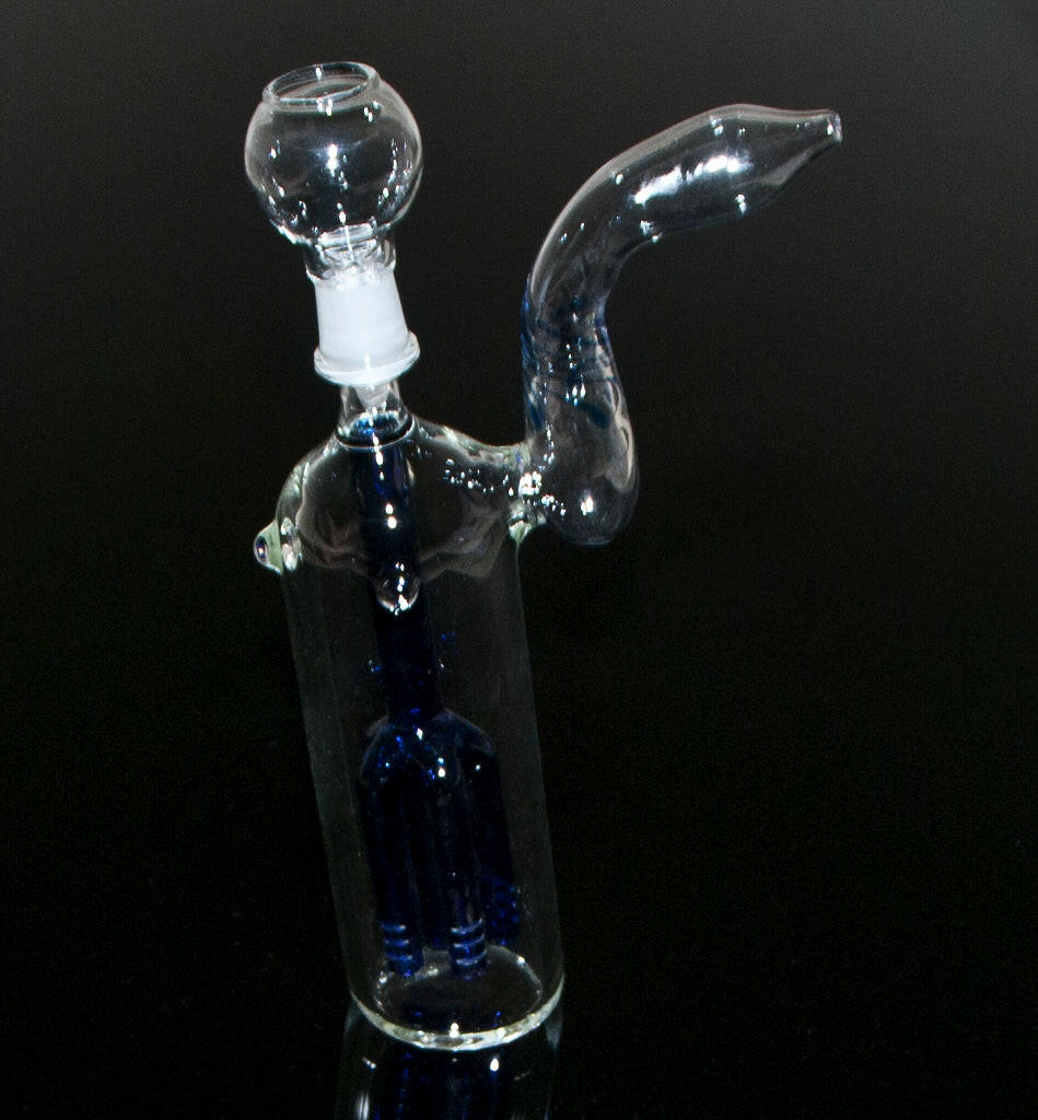 5 Perc Arms 9 inch glass oil water pipe set - Simple Glass Pipe