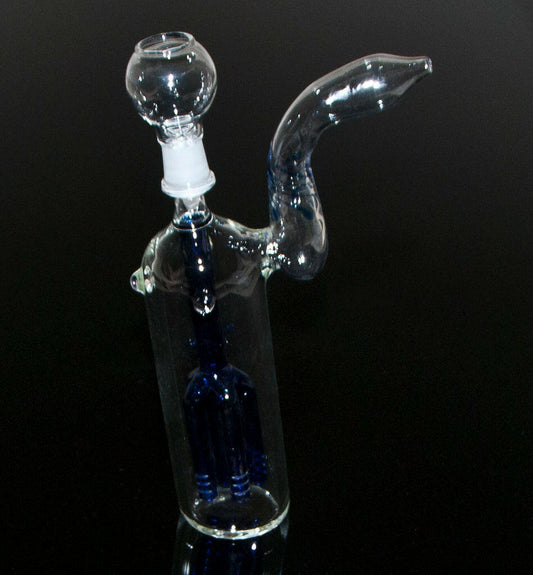 5 Perc Arms 9 inch glass oil water pipe set - Simple Glass Pipe