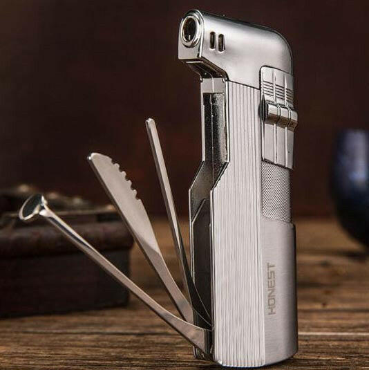 Honest 3.4-inch refillable soft-flame lighter with gift box