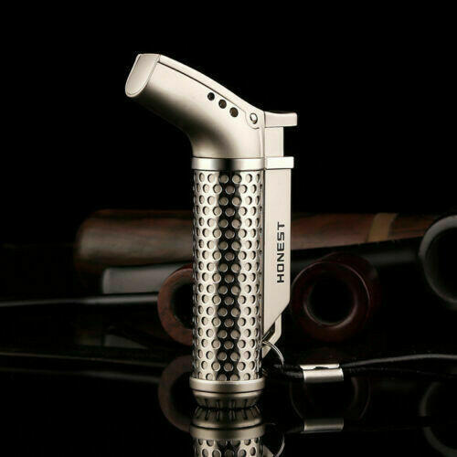 Honest 3.5-inch single-jet butane lighter with strap