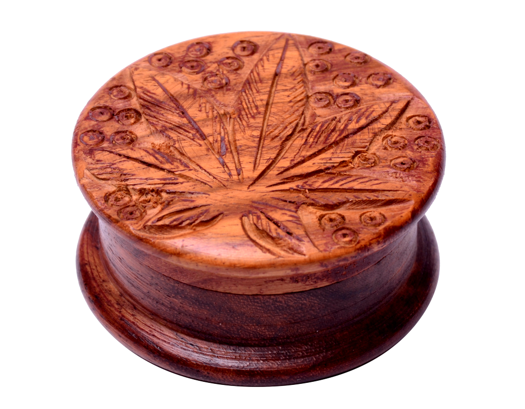 Leaf Wood Rosewood Herb Tobacco Spice Grinder