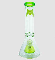 12" x 7mm Slitted Pyramid Beaker by Maverick Glass