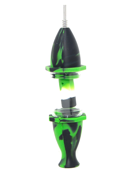 7" Silicone Missiles  Shape Dabbing Hash Oil Collector