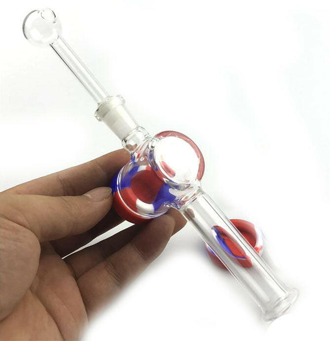 Dabbing Collector Kit with 10mm Male Oil Burner Pipe - Simple Glass Pipe