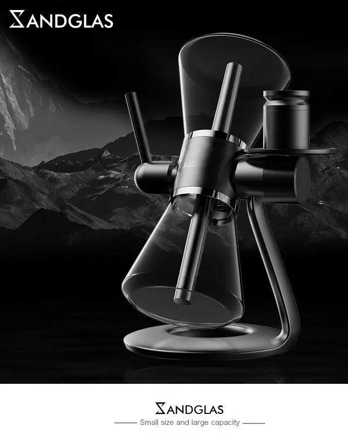 Sandglas rotating gravity hookah water pipe kit