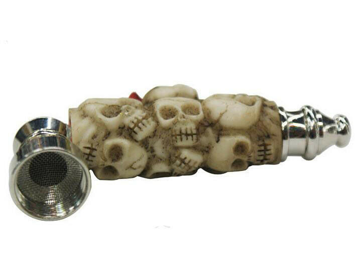 Metal resin straight type abstract school art pipes smoking pipes - Simple Glass Pipe