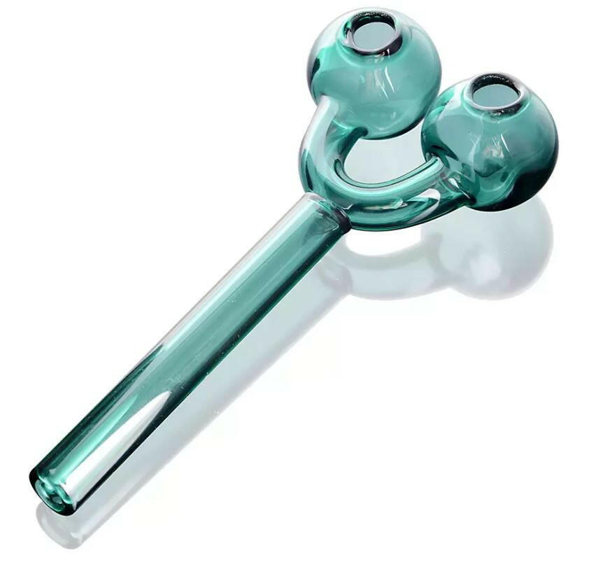Two Chamber Slingshot Glass Oil Burner Pipe - Simple Glass Pipe