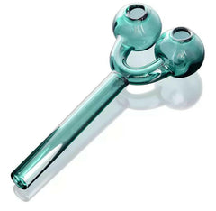 Two Chamber Slingshot Glass Oil Burner Pipe