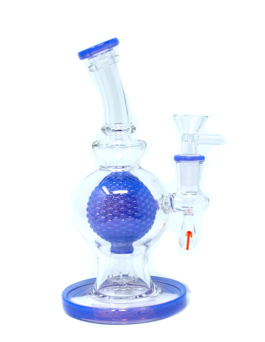 9" Glass Ball Design Water Bong PIpe