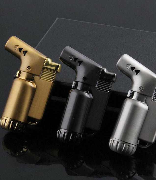 2.5-inch metal torch lighter side view