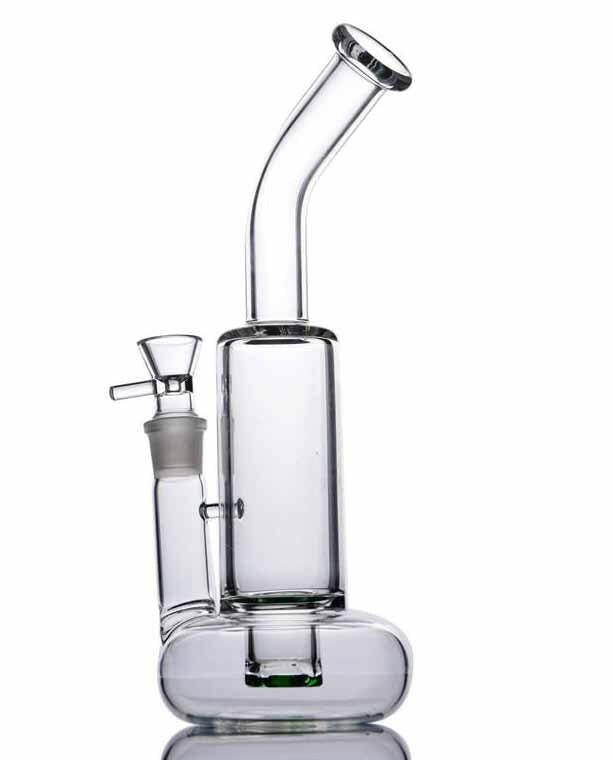 18mm clear glass water pipe with included glass bowl
