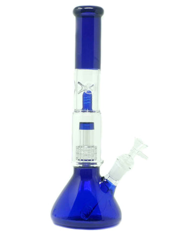 13" Glass Beaker water Pipe with Matrix Perc